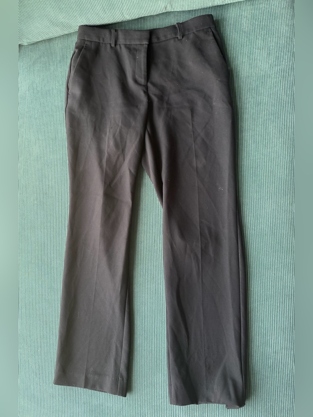 EUC Ann Taylor Sophia Dress Pants Curvy Black Trousers Work 8 Office Fitted